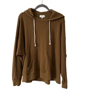 Aerie Brown Waffle Hoodie